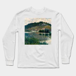 Landscape in Port-Villez - Claude Monet Long Sleeve T-Shirt